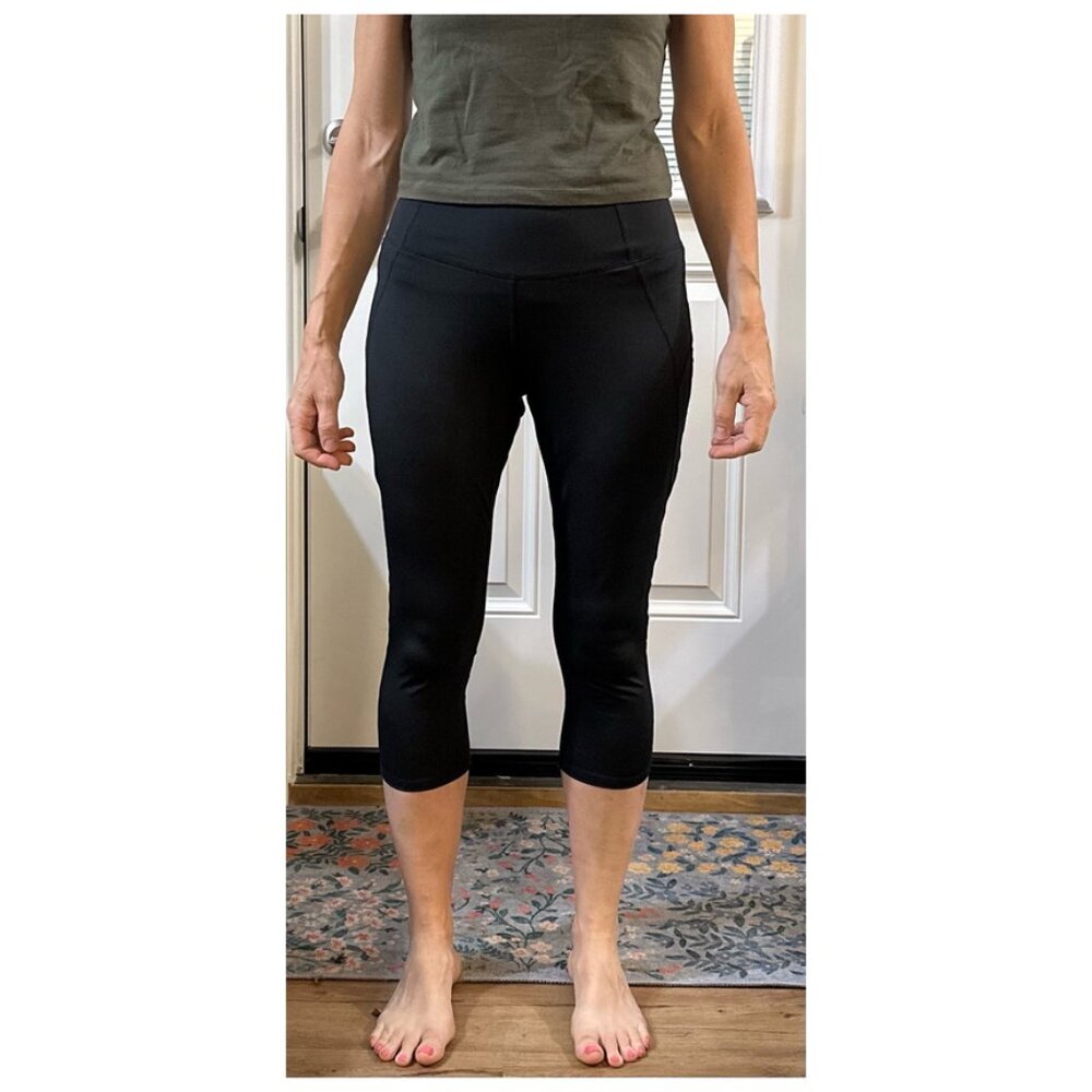 Kuhl black capri hiking tights, medium, great used condition